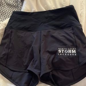 COPY - LULULEMON black work out shorts, size 2, 4 inch